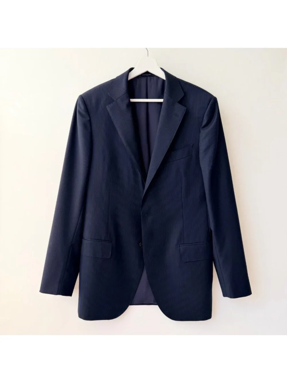 Suitsupply Lazio Slim Fit Blazer Navy Wool S110 Single Breasted Size 42L